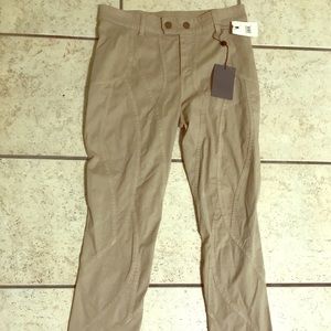 Alexander McQueen jodhpur style khaki pants. NWT.